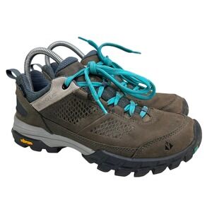 Vasque Talus AT Low UltraDry Waterproof Hiking Shoes Women 7.5 M Gray Blue 7369M